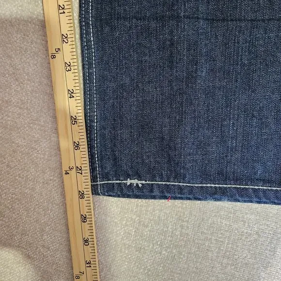 Vintage Mens Y2K Ecko Unltd Baggy Wide Leg Jeans 32x30 Blue Denim - Picture 6 of 9